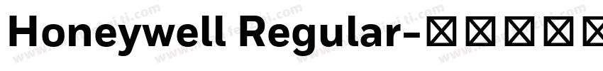 Honeywell Regular字体转换